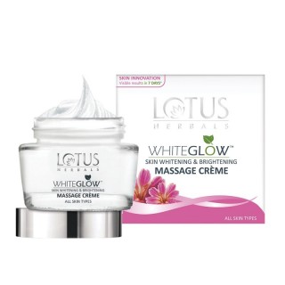 Lotus Herbals WHITEGLOW Skin Whitening & Brightening Massage Cr